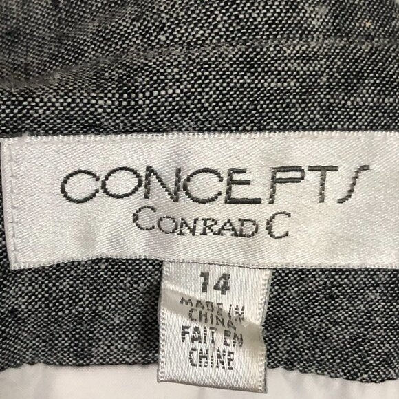Womens Gray Jacket. Conrad C. Size 14. Like NEW - Picture 9 of 9
